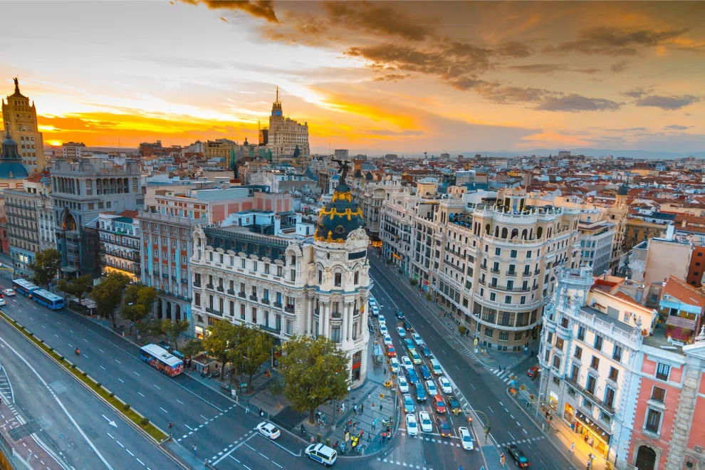 Gran via españa madrid